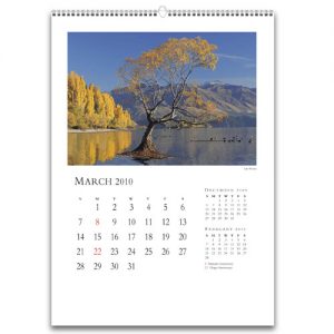 Stampa Calendario da muro con spirale metallica